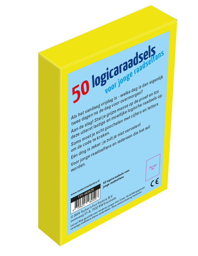 50 logicaraadsels voor jonge raadselfans