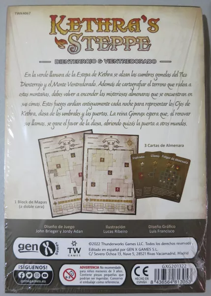 Cartographers Map Pack 5 - Kethra's Steppe: Redtooth and Goldbelly