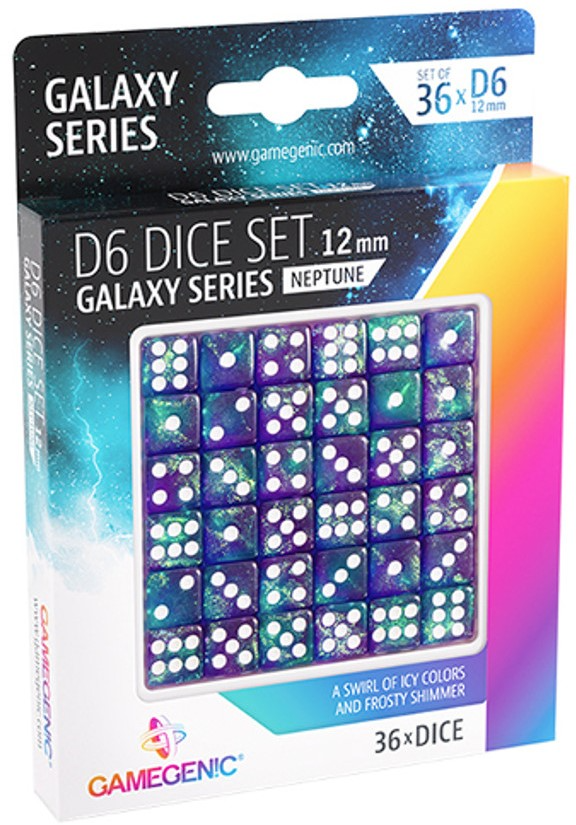 Dice Set Galaxy Series - Neptune (36 D6)