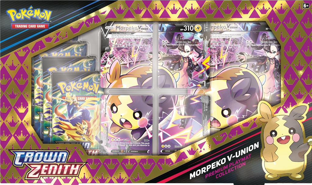 Pokemon: Crown Zenith V-Union Premium Playmat Collection - Morpeko