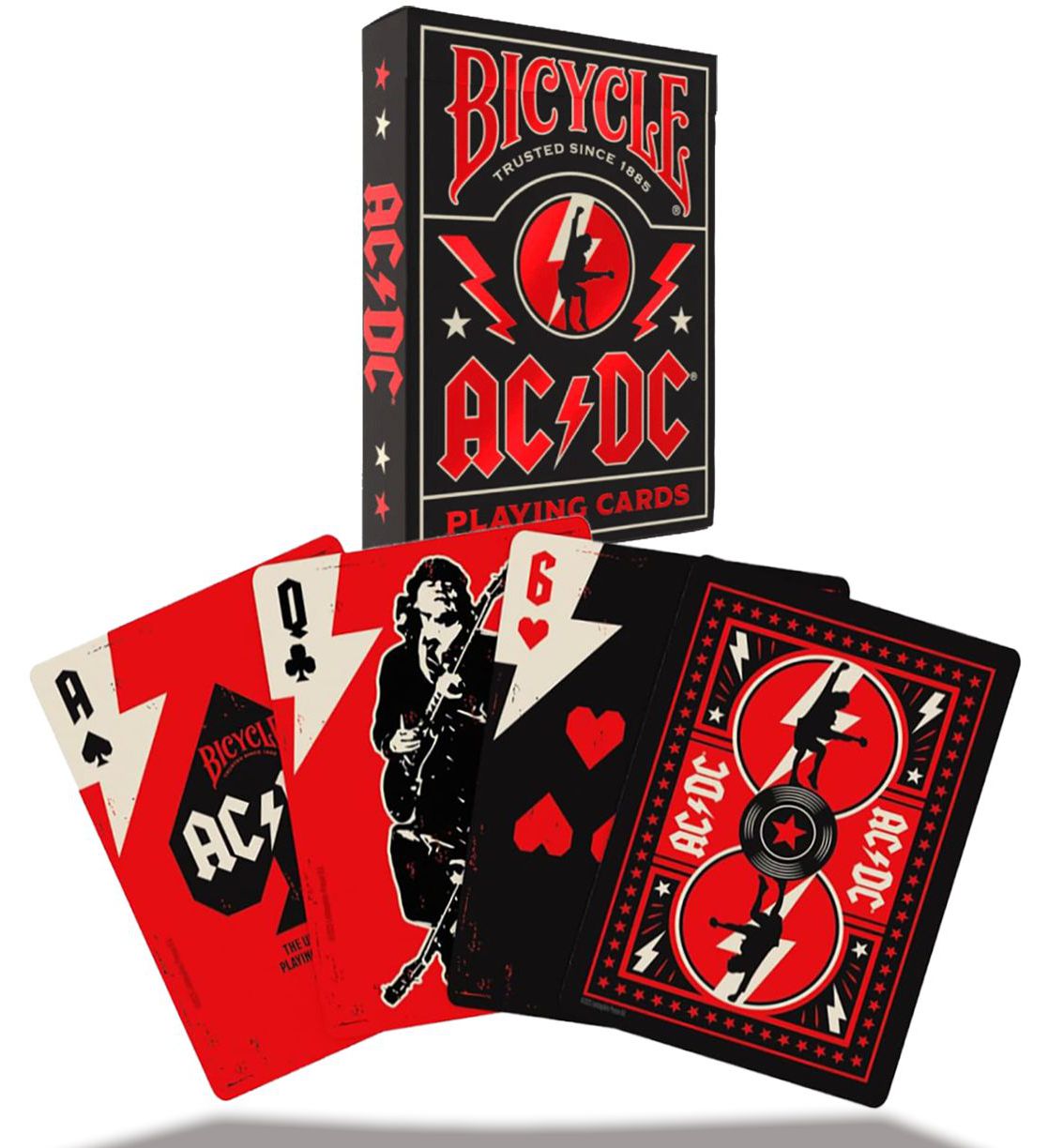 Pokerkaarten Bicycle: AC/DC