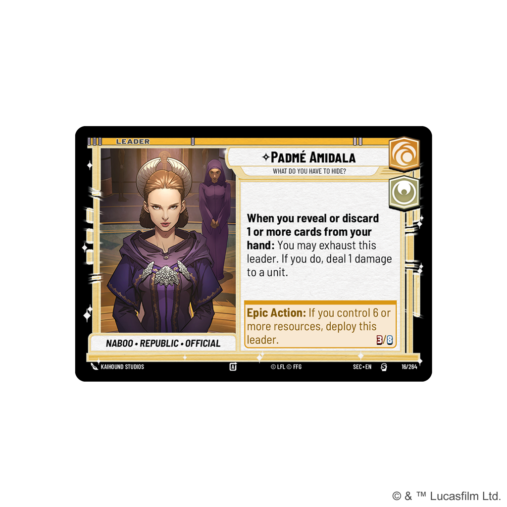 Star Wars Unlimited: Secrets of Power - Deck: Padmé Amidala