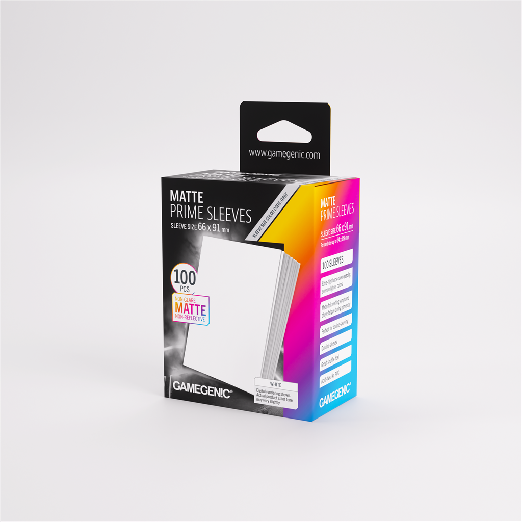 Sleeves: Pack Matte Prime White (100)