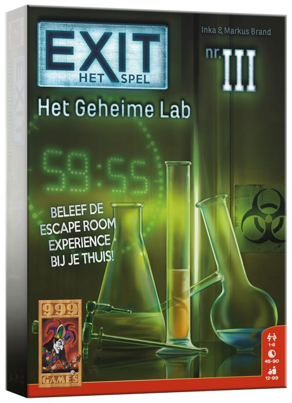 EXIT - Het Geheime Lab Bordspel