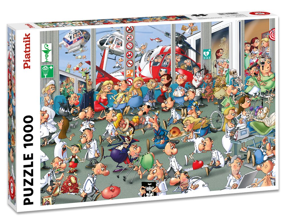 Puzzel Eerste Hulp, Comic - 1000 stukjes