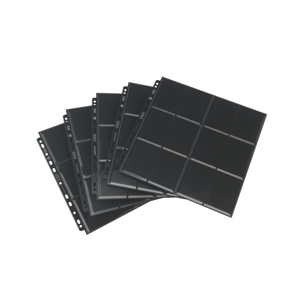 24-Pocket Sideloading Pages Pack Black (10)