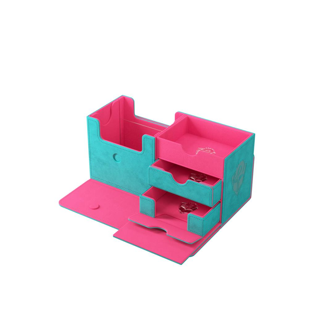 Deckbox: The Academic 133+ XL - Teal/Pink Deckbox: The Academic 133+ XL - Teal/Pink