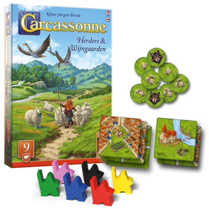 Carcassonne: Herders & Wijngaarden Uitbreiding