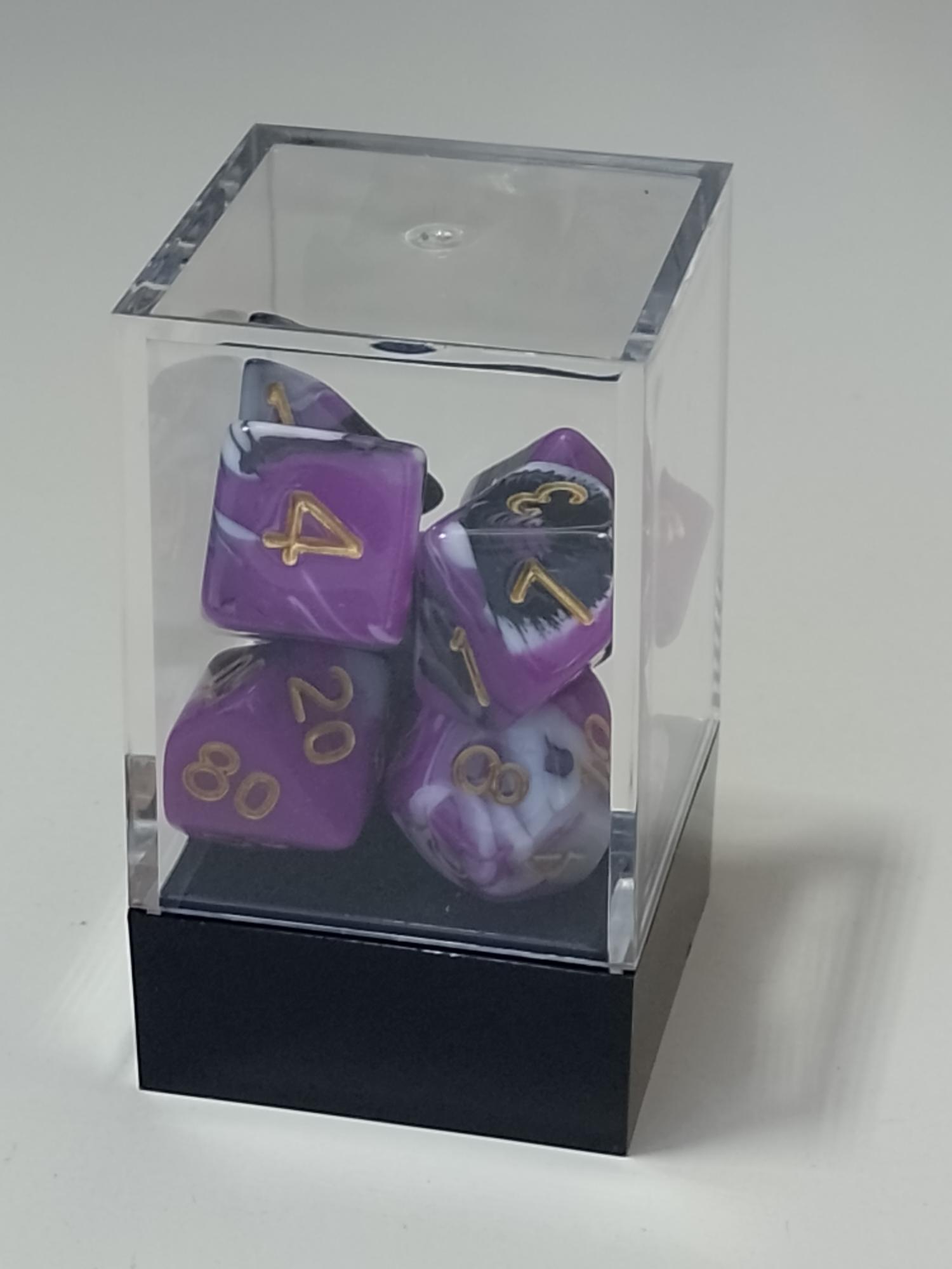  RPG Dice set (7) Blended in grijs/paars/wit