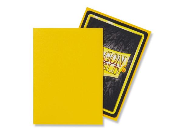 Dragon Shield - Standard: Yellow Matte (100)