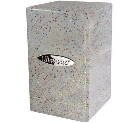 Deckbox Tower Satin - Glitter Clear