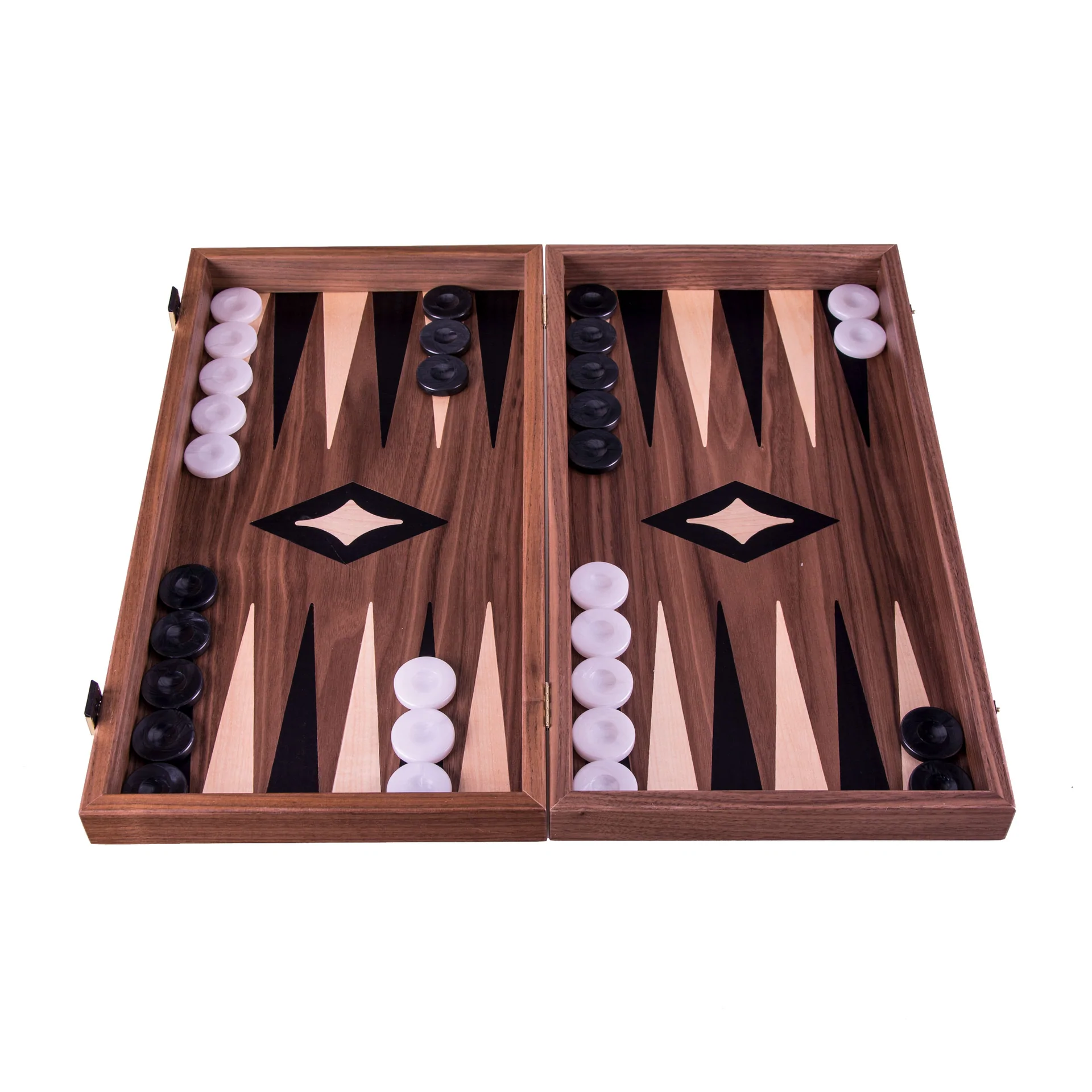 Schaak/Backgammon/Dam bord 3 in 1 Large