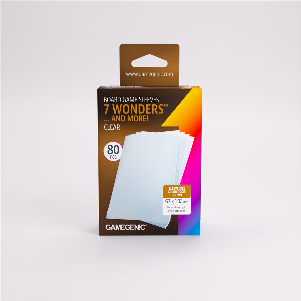 Sleeves: Prime Board Game 7 Wonders 67x103 (80)