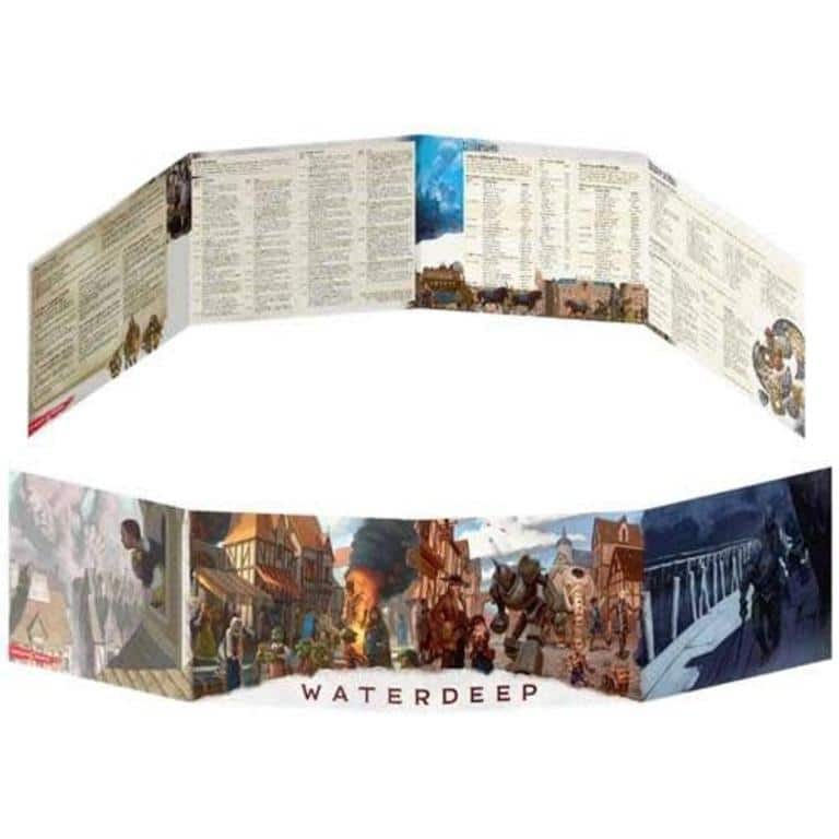 Dungeons & Dragons: Waterdeep Dragon Heist DM Screen