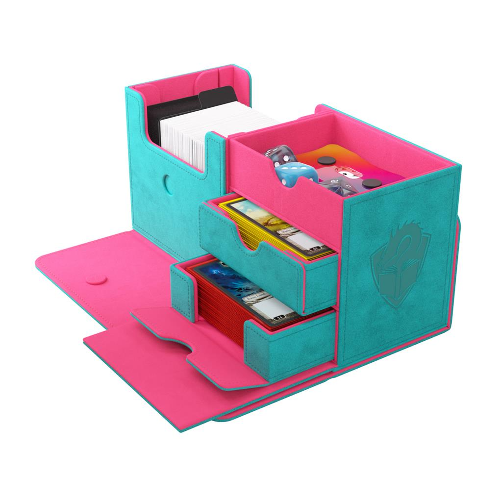 Deckbox: The Academic 133+ XL - Teal/Pink Deckbox: The Academic 133+ XL - Teal/Pink