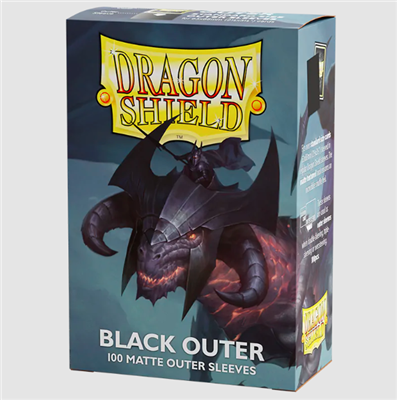 Dragon Shield - Outer Sleeves - Matte Black (100)