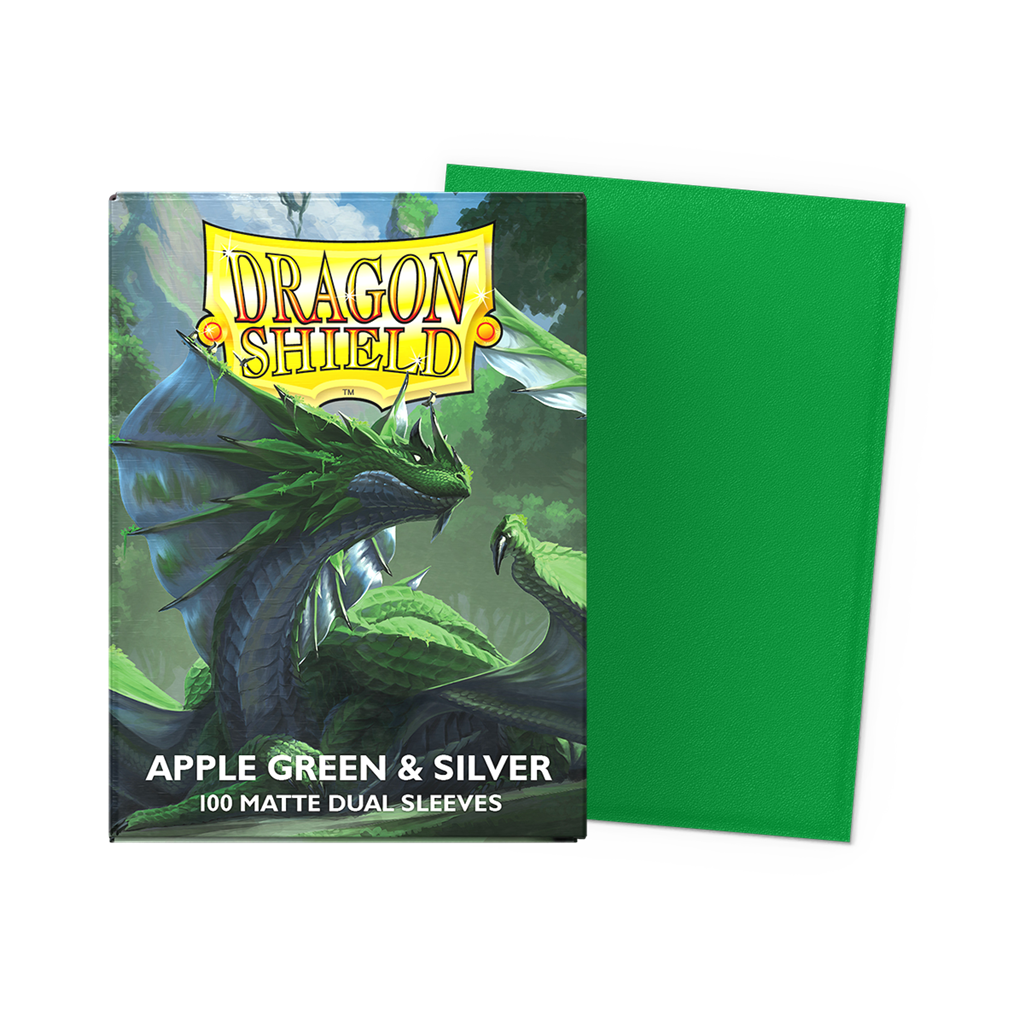 SLEEVES DS Matte Dual - Apple Green & Silver