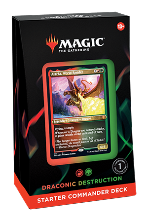 Magic: Starter Commander Deck Draconic Destruction (Red-Green)