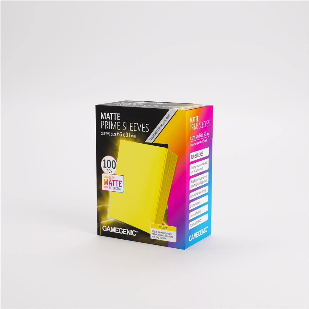 Sleeves: Pack Matte Prime Yellow (100)