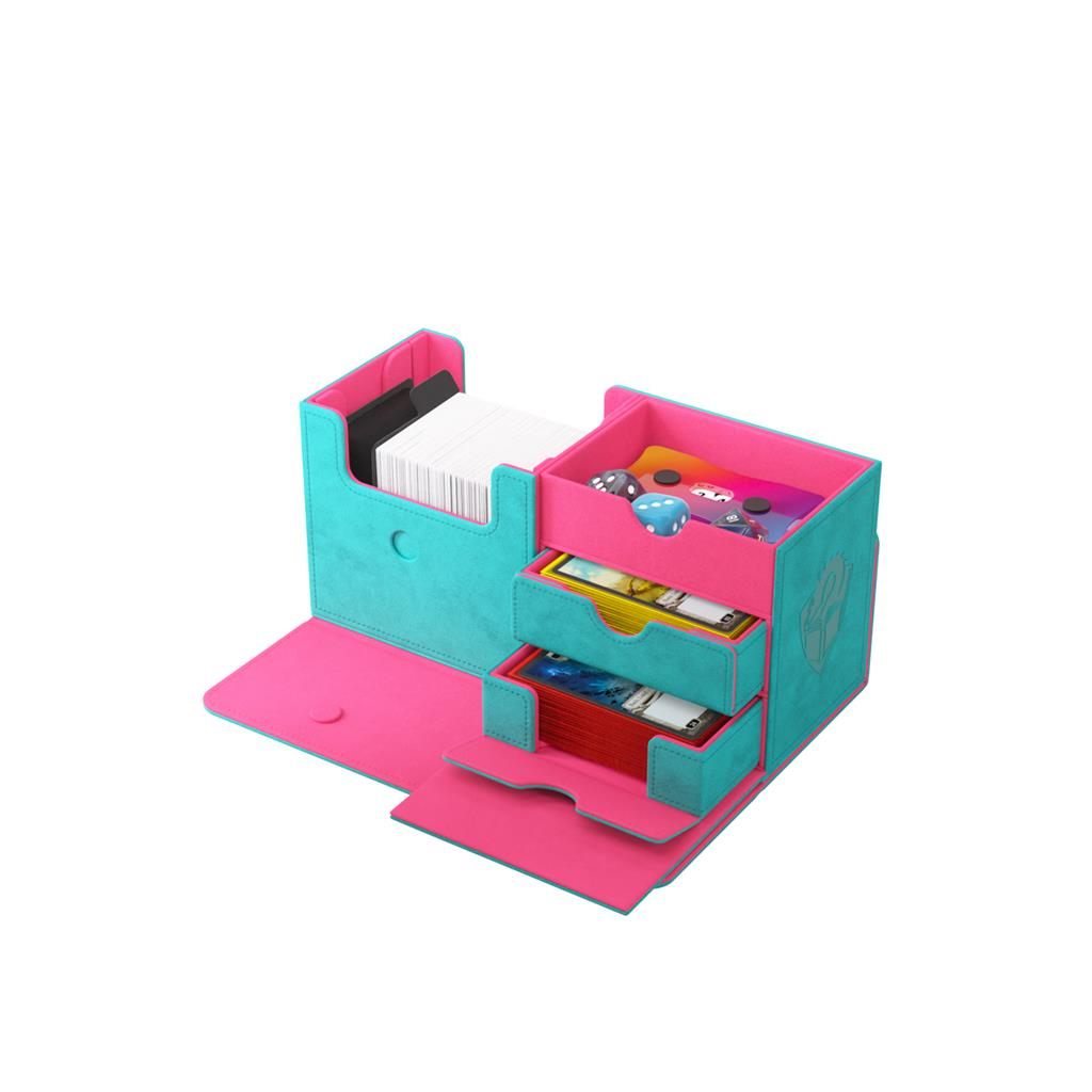 Deckbox: The Academic 133+ XL - Teal/Pink Deckbox: The Academic 133+ XL - Teal/Pink