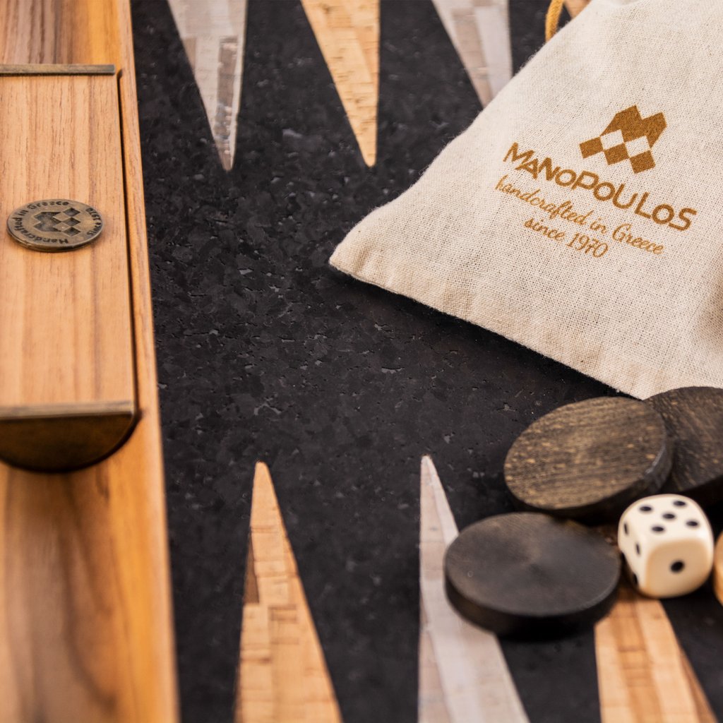 Backgammon Natural Cork - Medium Backgammon Natural Cork - Medium