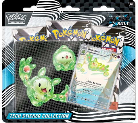Pokemon: Black Bolt - Tech Sticker Collection: Reuniclus