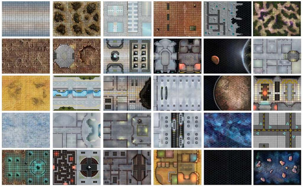 Giant Book of Sci-Fi Battle Mats