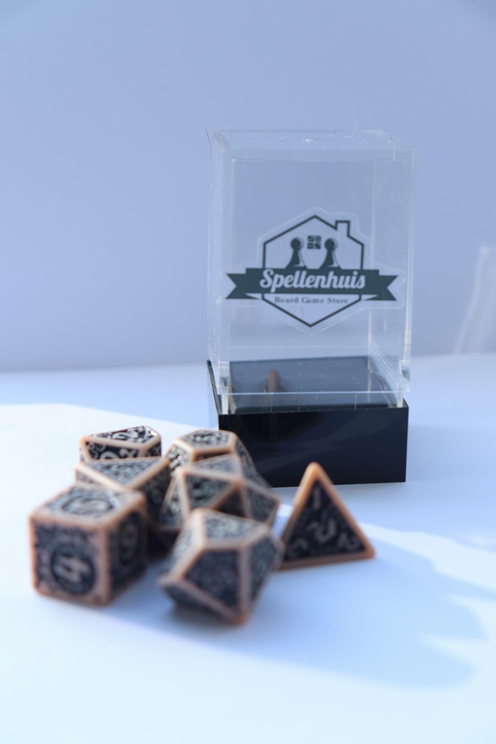 RPG Dice set (7) Black decorated