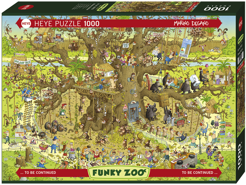 Puzzel Monkey Habitat - 1000 stukjes