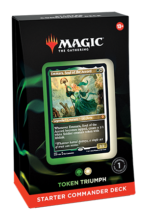 Magic: Starter Commander Deck Token Triumph (Green-White)