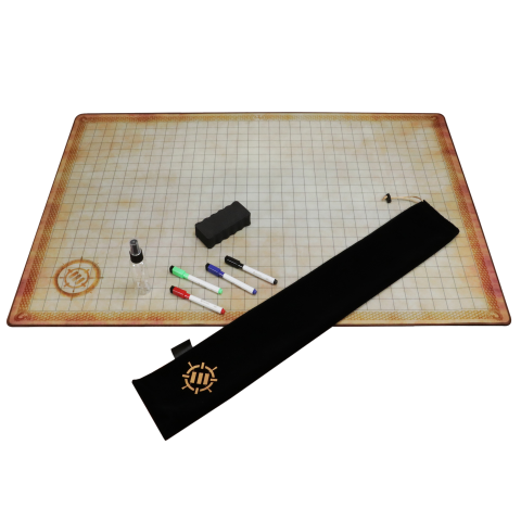 Tabletop RPG Grid Mat Campaign Kit Deluxe (Battlemat)