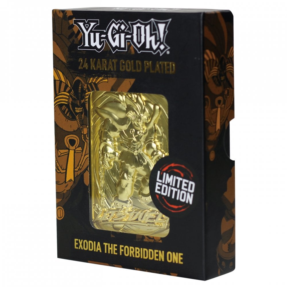 Yu-Gi-Oh! 24K Gold Plated Limited Edition Collectible - Exodia the Forbidden One