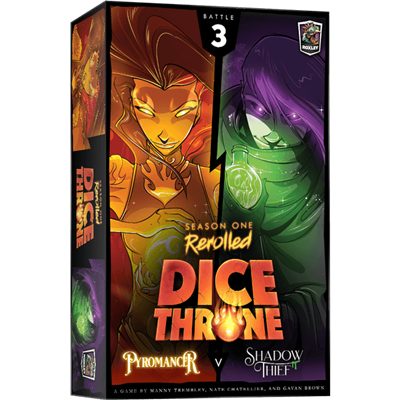 Dice Throne S1 ReRolled Pyromancer vs Shadow Thief