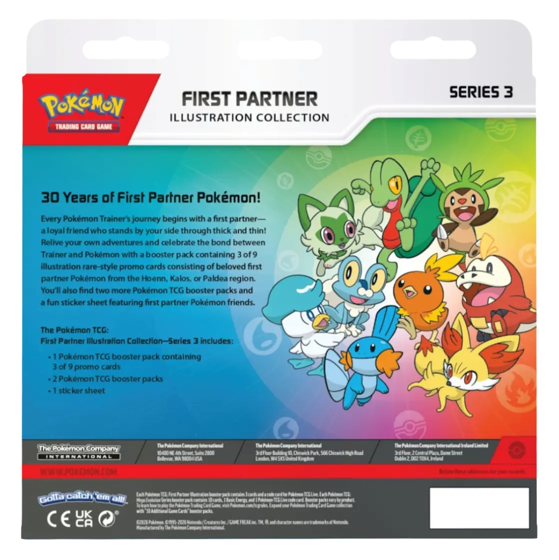 Pokemon: First Partner Booster Collection 3