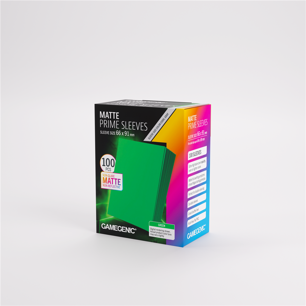 Sleeves: Pack Matte Prime Green (100