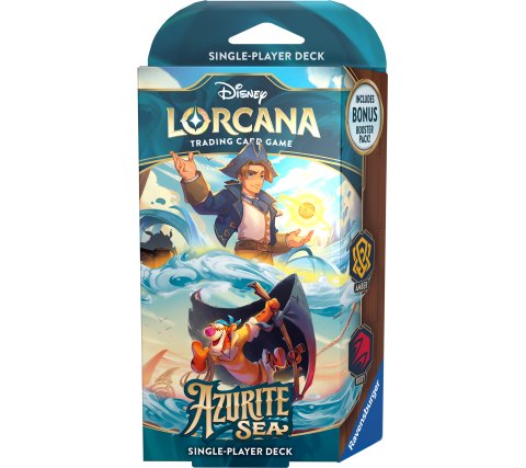 Disney Lorcana: Azurite Sea - Starter: Jim Hawkins & Tigger