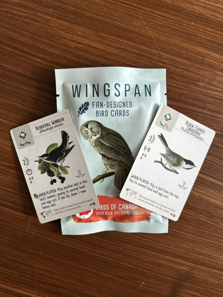 Wingspan Fan-Designed Bird Packs Display 6