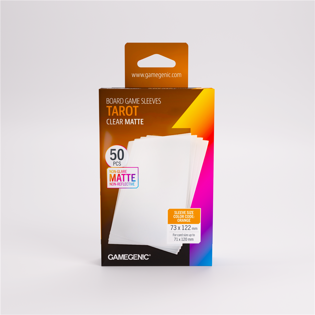 Sleeves: Matte Tarot-Sized 73x122mm (50)