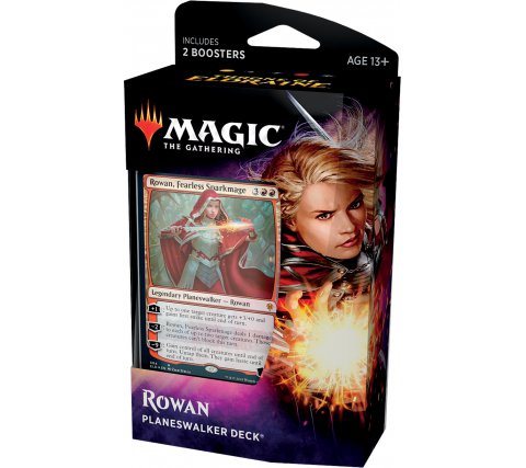 Magic: Throne of Eldraine Planeswalker Deck - Rowan, Fearless Sparkmage