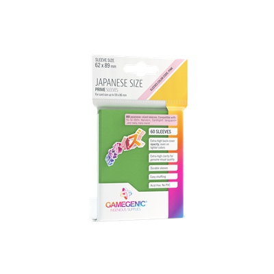 Sleeves Small (62x89) - Green