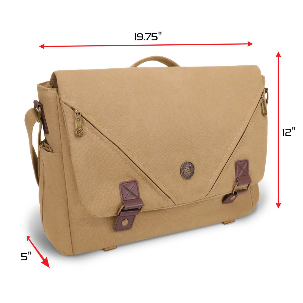 Venturer’s Canvas Messenger Bag