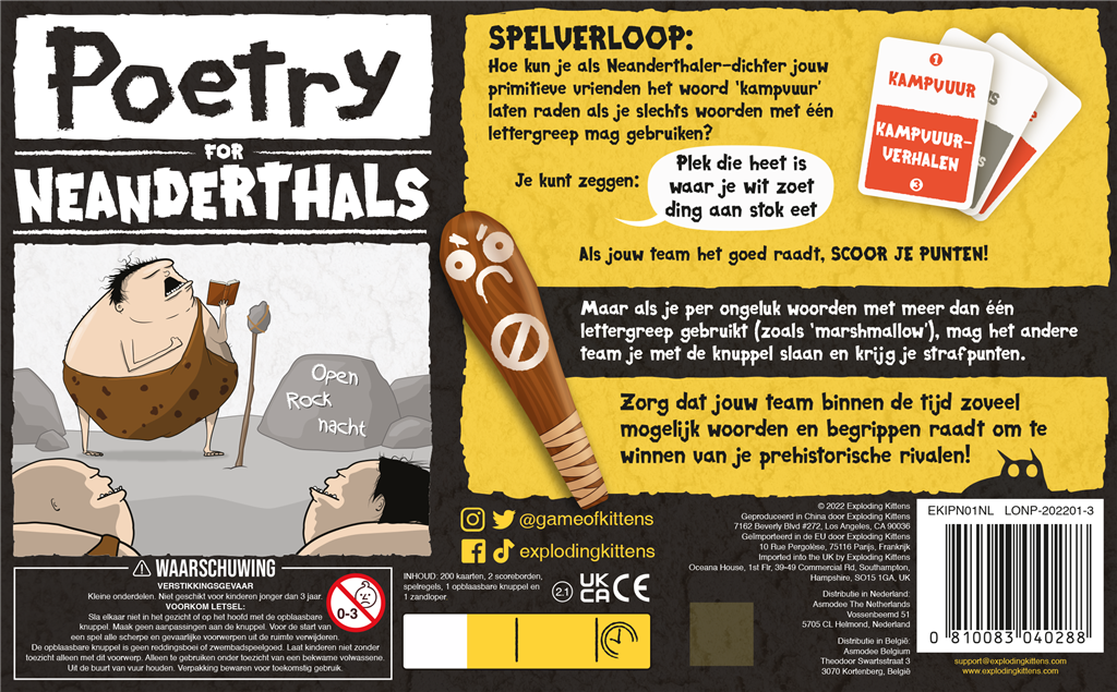 Poetry for Neanderthals NL Poetry for Neanderthals NL