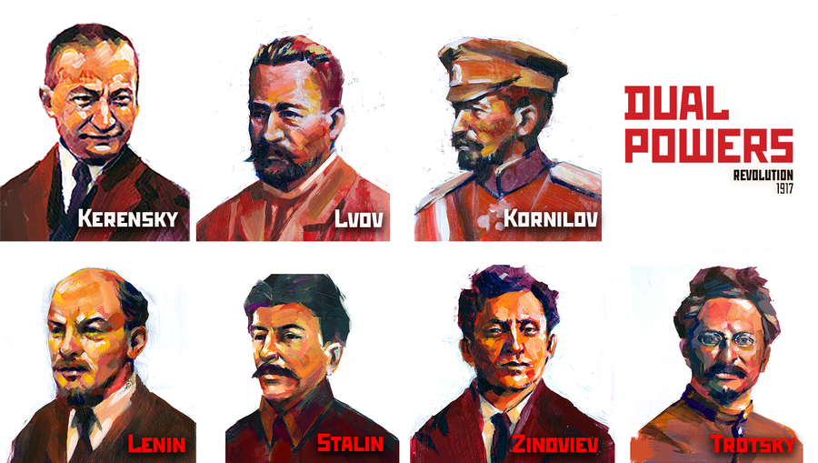 Duel Powers Revolution 1917 - Bordspel