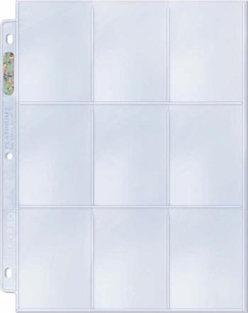 Nine pocket page platinum