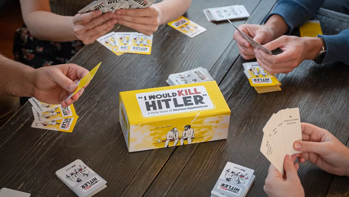 I Would Kill Hitler - A Party Game of Hilarious Hypotehticals - EN I Would Kill Hitler - A Party Game of Hilarious Hypotehticals - EN