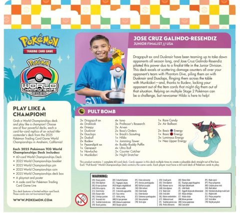 Pokémon - World Championships Decks 2025: Pult Bomb