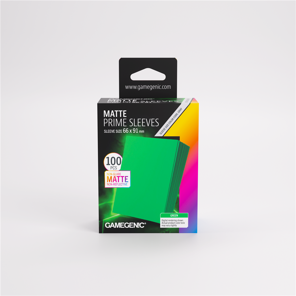 Sleeves: Pack Matte Prime Green (100