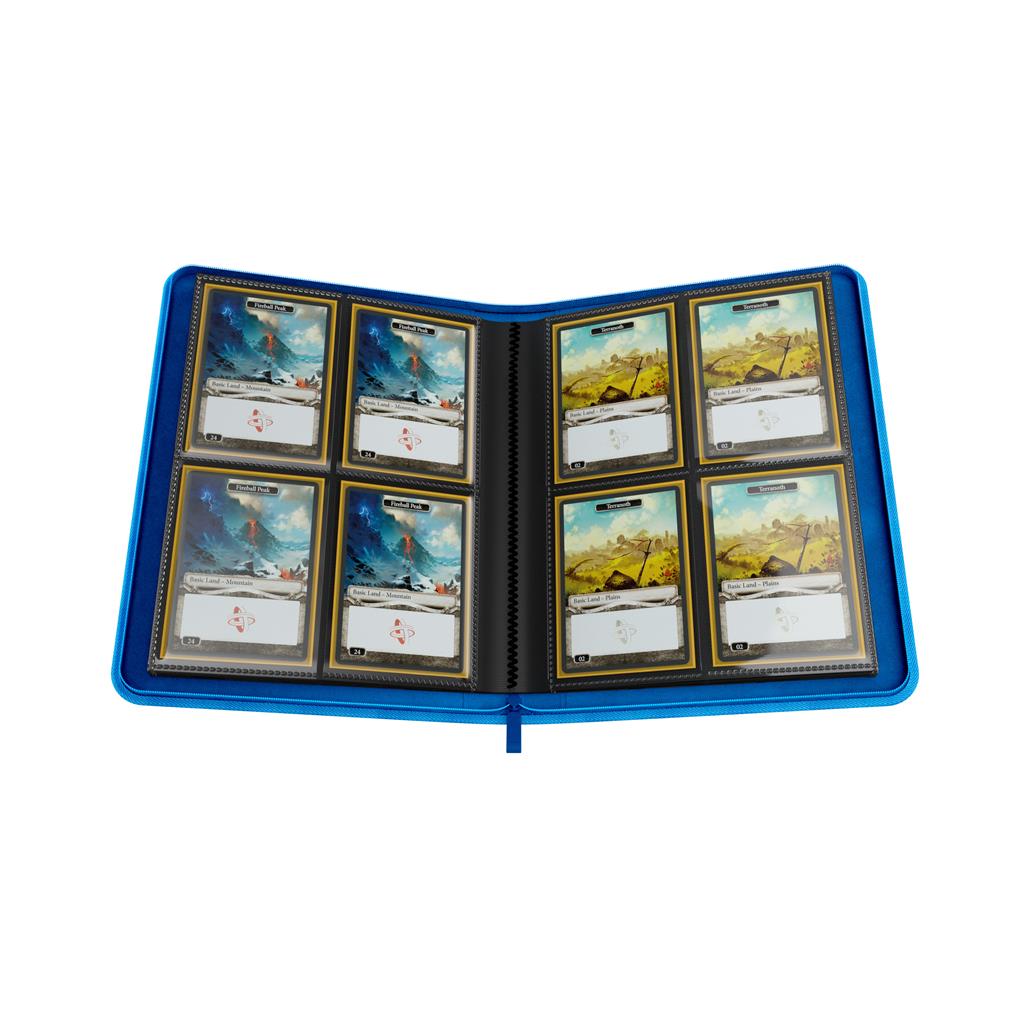 Zip-Up Album 8-Pocket Blue