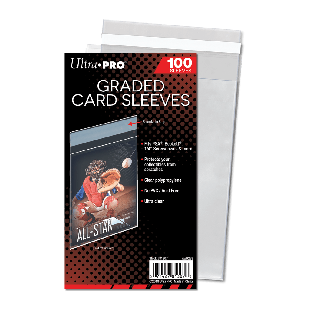 Sleeves: Graded card sleeves resealable