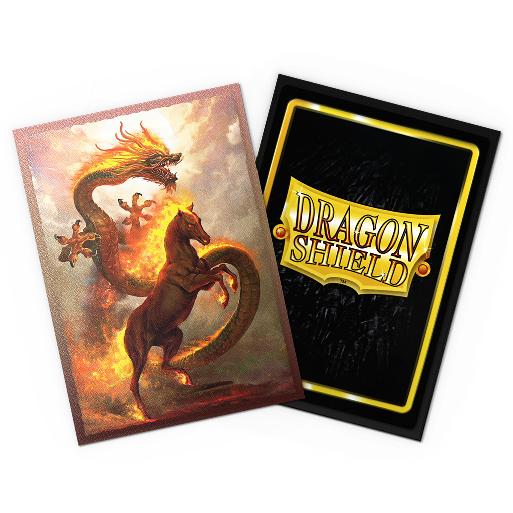 SLEEVES Dragon Shield - Fire Horse 2026